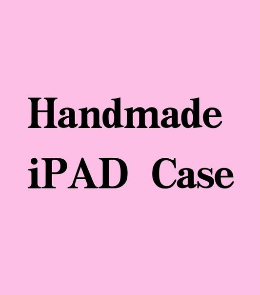 NO20.Handmade Cream Glue ipad/tab Case.( PICK STYLES ON LIVE !!! )